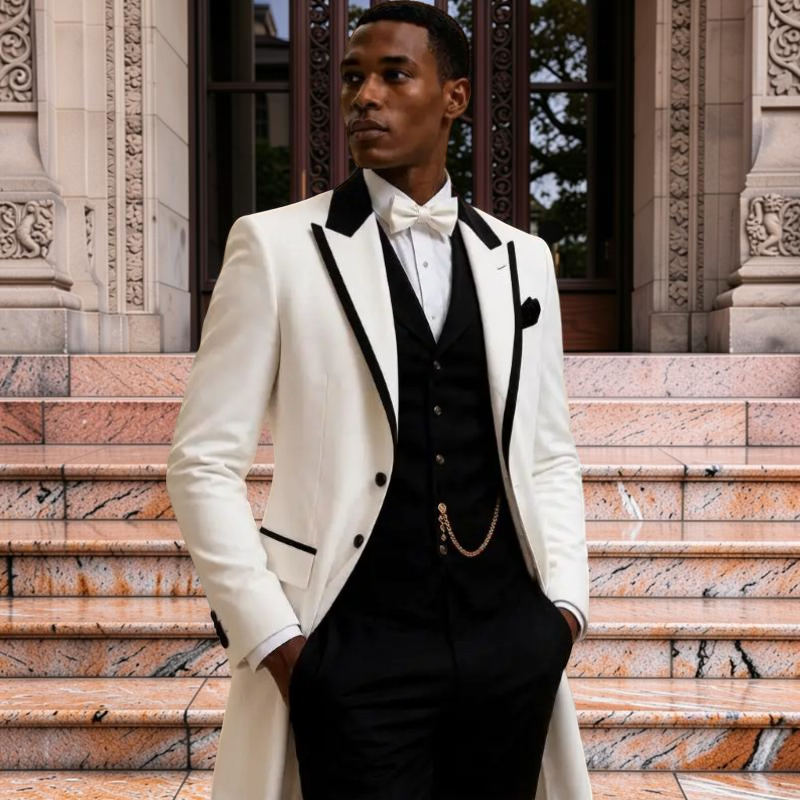 Men Formal Wear For Wedding - Комплект из 3-х свадебных костюмов для