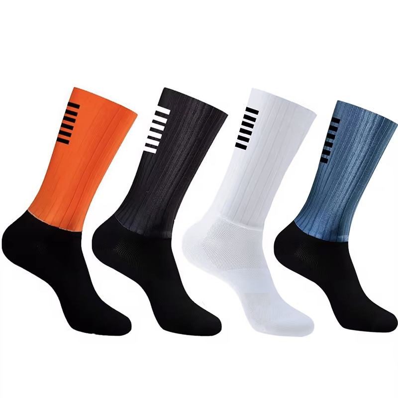 Sock Garter Men - Силиконовые аэродинамические носки для велоспорта, противоскользящие,