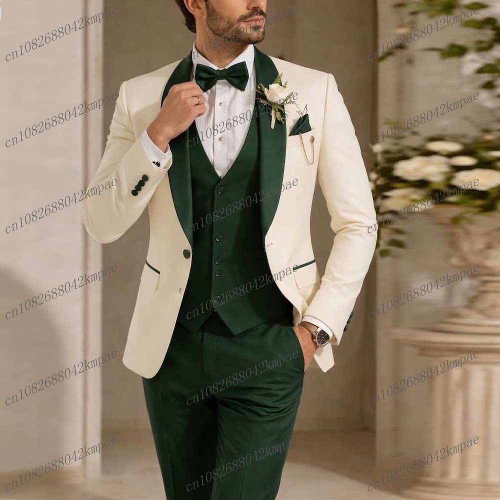 Men'S Formal Wear For A Wedding - Новый мужской костюм из цвета слоновой