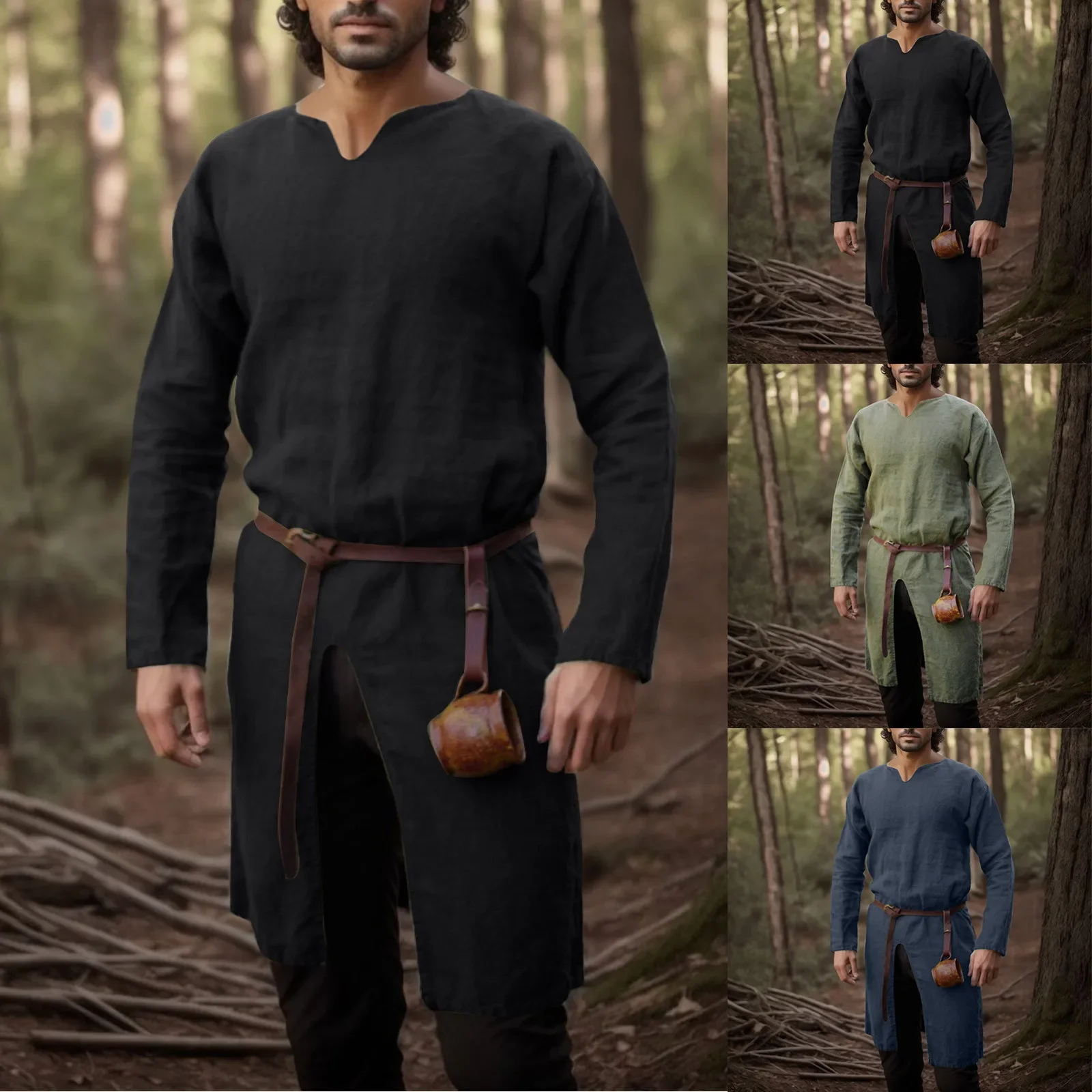 Men Formal Wear Coat - Средневековые и ренессансные ретро-рубашки, туники, мужские
