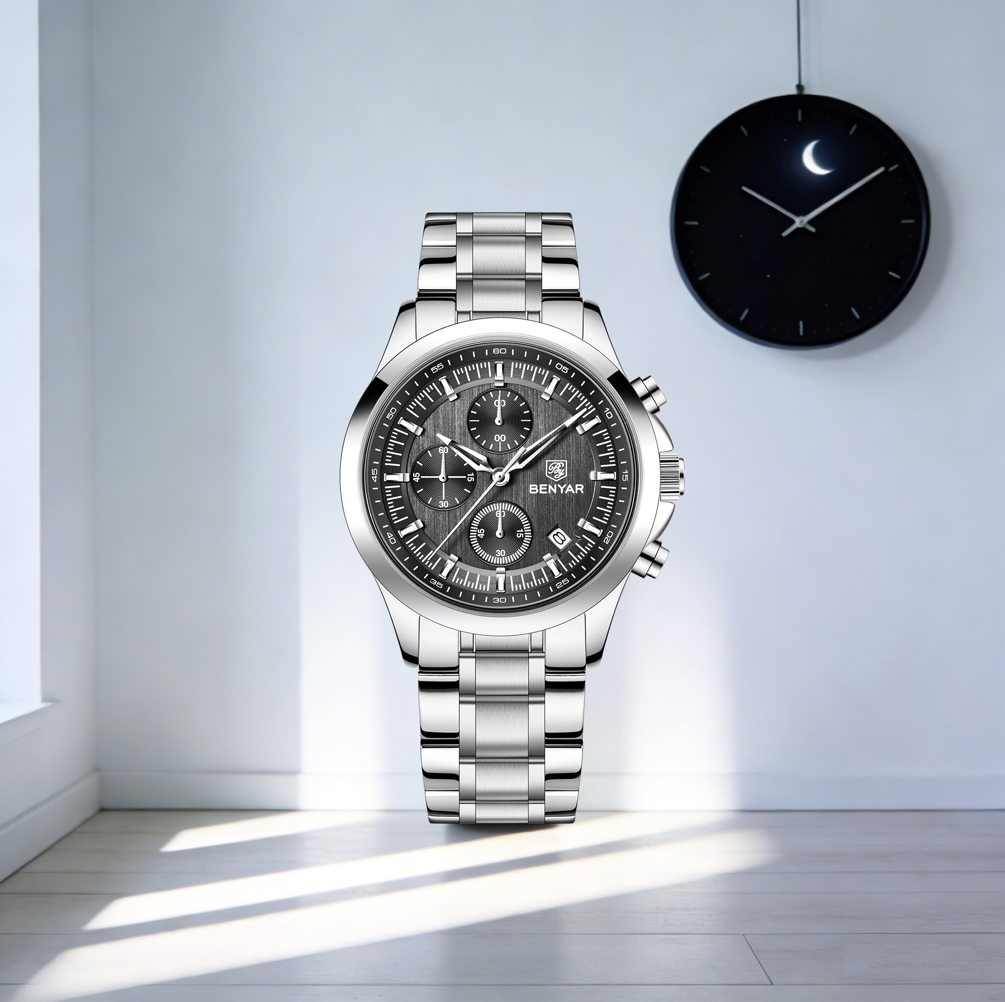 Men'S Formal Wear Watches - Мужские кварцевые часы BENYAR класса люкс:
