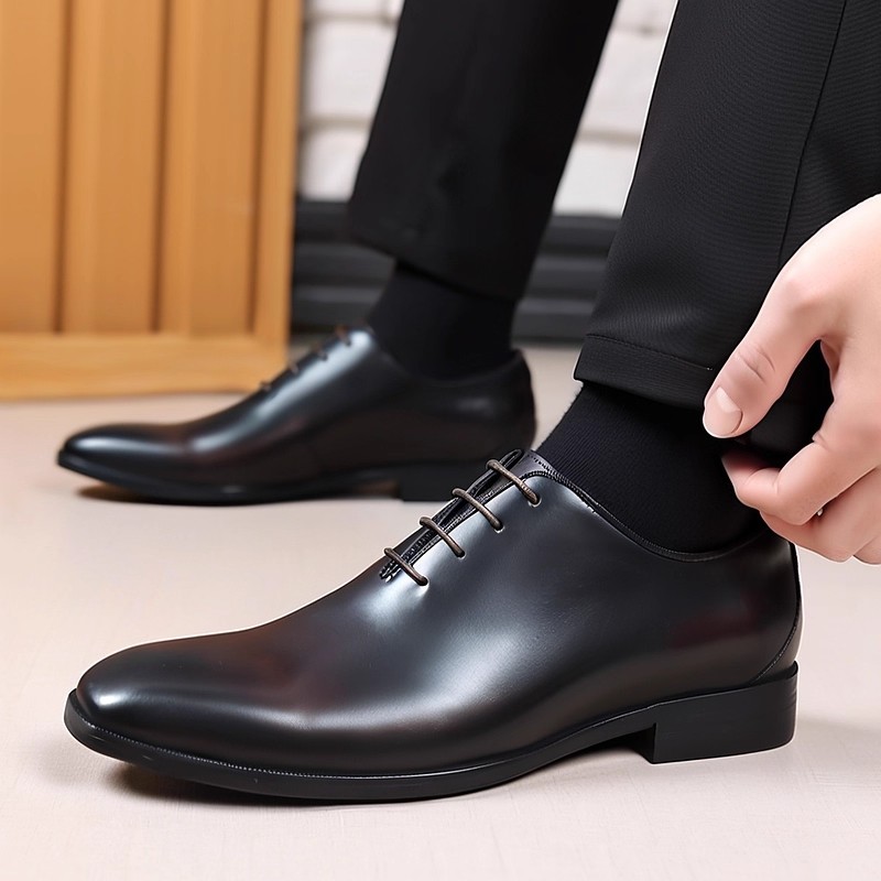 Men Formal Wear Dress - Дизайнерские мужские туфли-оксфорды из натуральной кожи,