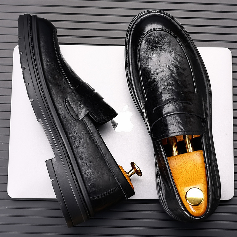 Мужская кожаная обувь для повс – обзор и цена Men Formal Wear Dress