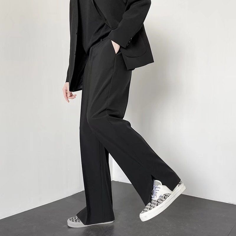 Брюки мужские костюмные серые/ – обзор и цена Korean Men Formal Wear