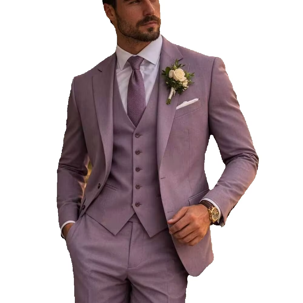 Мужской костюм-тройка лавандов – обзор и цена Men Formal Wear For Wedding