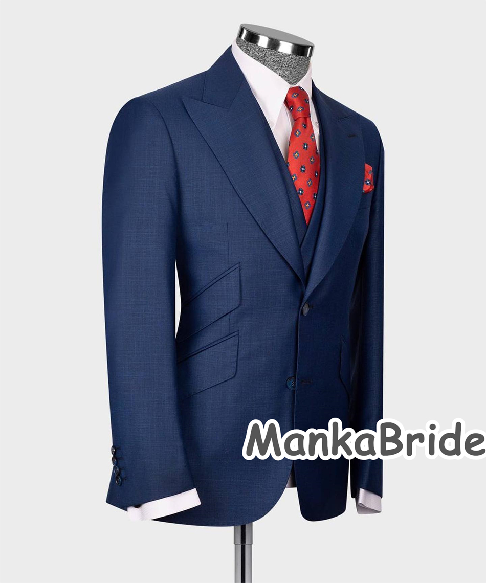 Элегантный темно-синий классич – обзор и цена Elegant Formal Men'S Wear