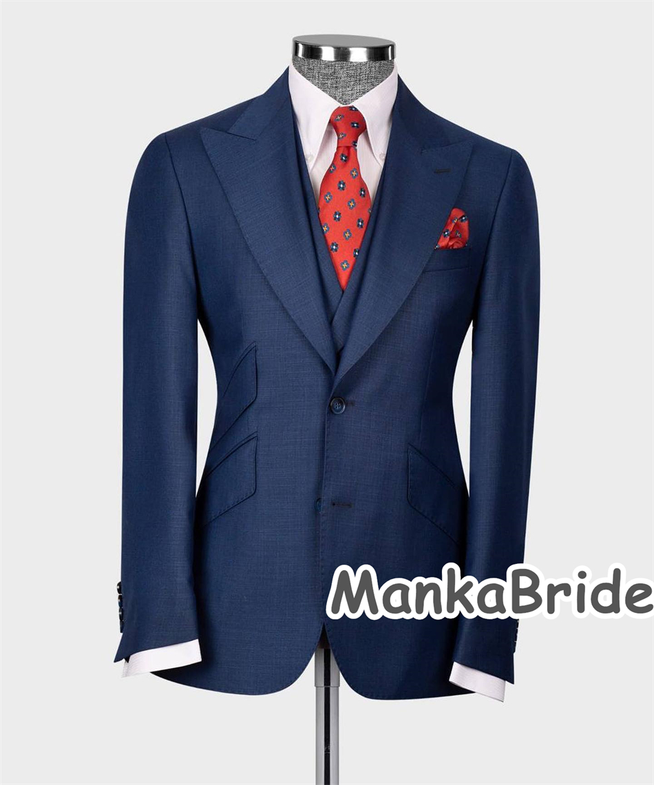 Элегантный темно-синий классич – обзор и цена Elegant Formal Men'S Wear