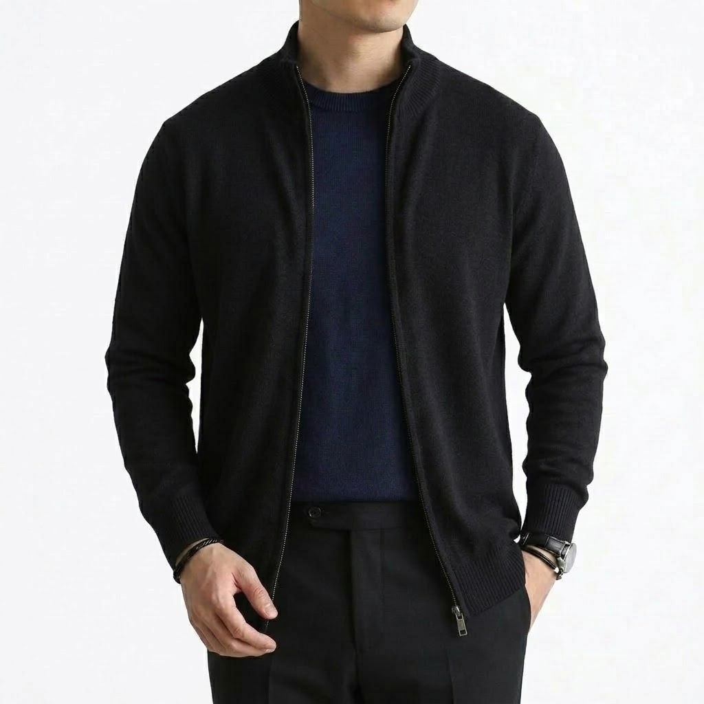 Осенний мужской вязаный кардиг – обзор и цена Men Formal Wear Coat