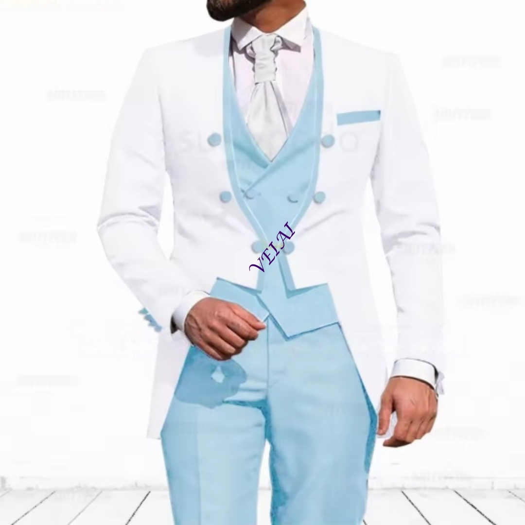 Индивидуальный небесно-голубой – обзор и цена Elegant Formal Men'S Wear