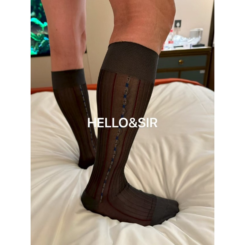 Новые мужские деловые прозрачн – обзор и цена Sock Garter Men