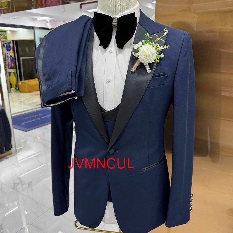 Мужской костюм-тройка Slim Fit – обзор и цена Elegant Formal Men'S Wear