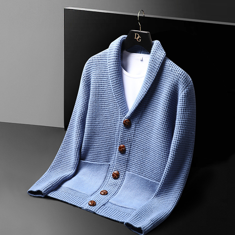 Элитный роскошный вязаный жаке – обзор и цена Men Formal Wear Coat