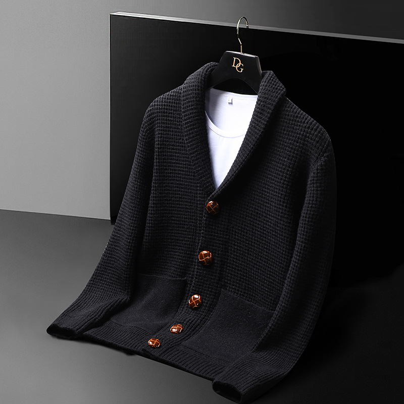 Элитный роскошный вязаный жаке – обзор и цена Men Formal Wear Coat