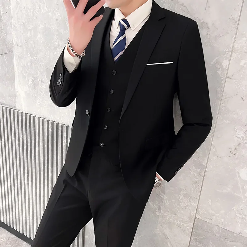 Костюм для улицы, дышащий (пид – обзор и цена Korean Men Formal Wear