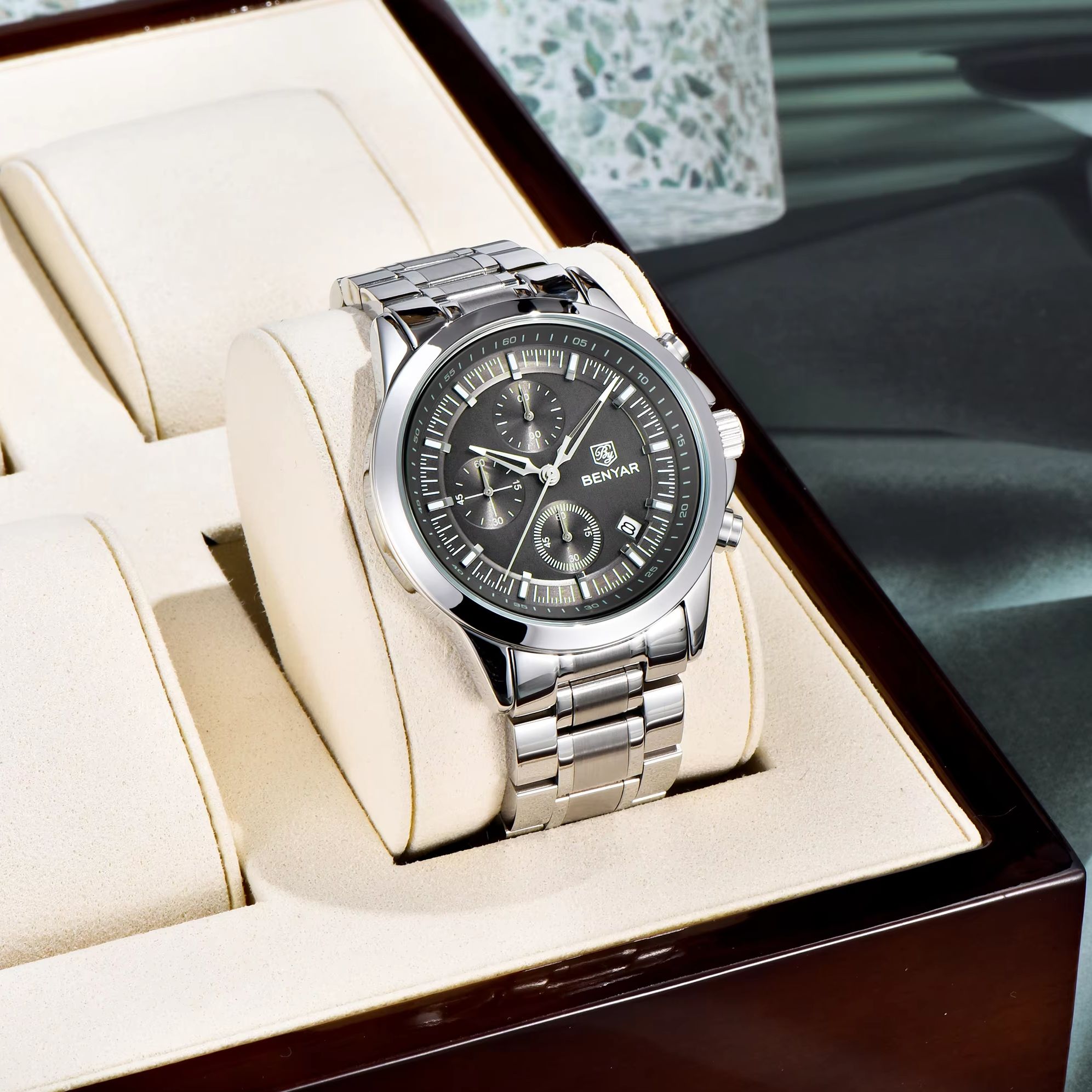 Мужские кварцевые часы BENYAR  – обзор и цена Men'S Formal Wear Watches