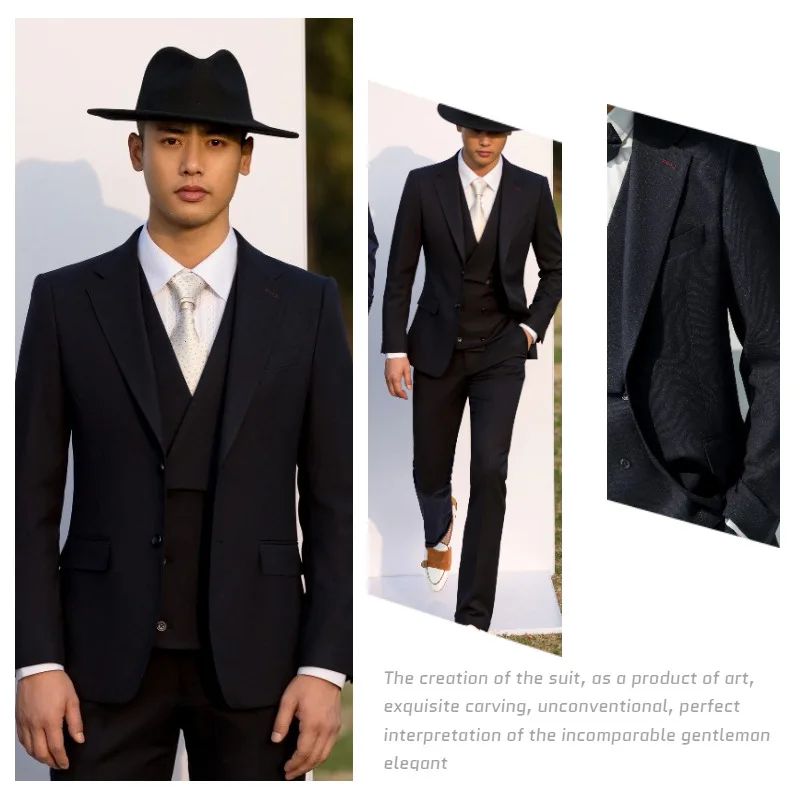 Мужской костюм-тройка в корейс – обзор и цена Korean Men Formal Wear