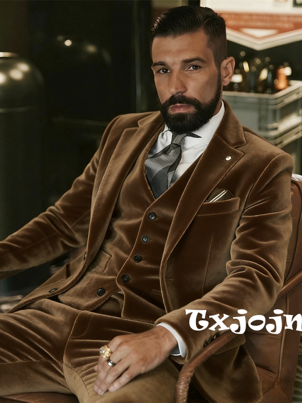Мужской бархатный костюм-тройк – обзор и цена Men Formal Wear For Wedding
